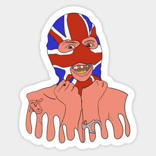 Slowthai Union Jack Balaclava Sticker